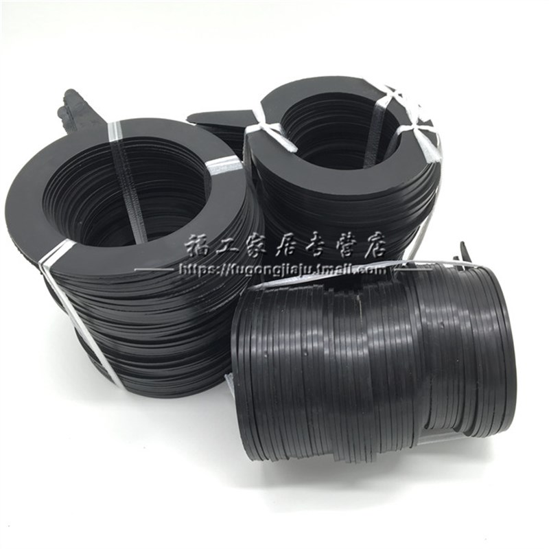 橡胶密封垫圈 法兰橡胶垫片 阀门平垫 优质加厚DN25 40 50 80 100 - 图0