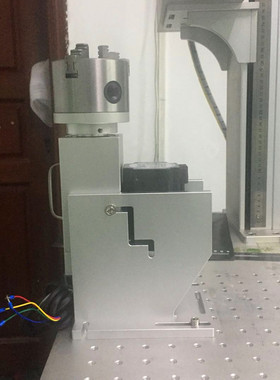 带减速旋转轴通孔旋转夹具消抖旋转台打标机旋转台旋转打标工装