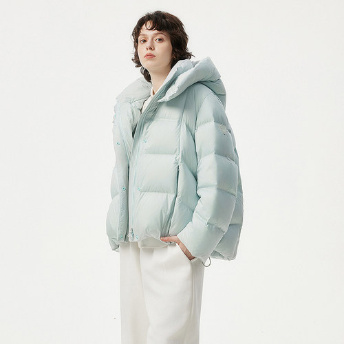 坦博尔羽绒服女短款2025年新款冬可脱卸帽时尚加厚小个子加厚外套 - 图2