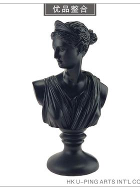 样板间家居软装饰品摆件书柜蜡烛收纳盒创意陶瓷玻璃工艺品ZH3160