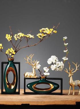 现代简约家居工艺礼品摆饰电视柜摆件客厅创意酒柜玄关博古架装饰