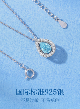 s925纯银项链送老婆女朋友礼物