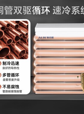 铜管无霜丨奥克斯节能静音小冰柜