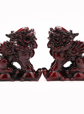 龙五子趴蝮树脂摆件化解独阴独阳家居窗台装饰工艺装饰品平安摆设