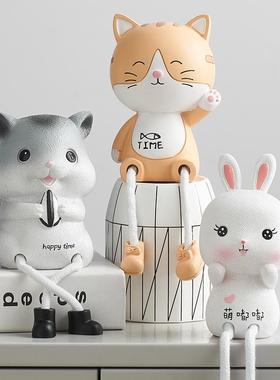 红可厅爱少心摆家饰鸭腮m网装北物女吊居脚欧红娃U客创件意娃品礼