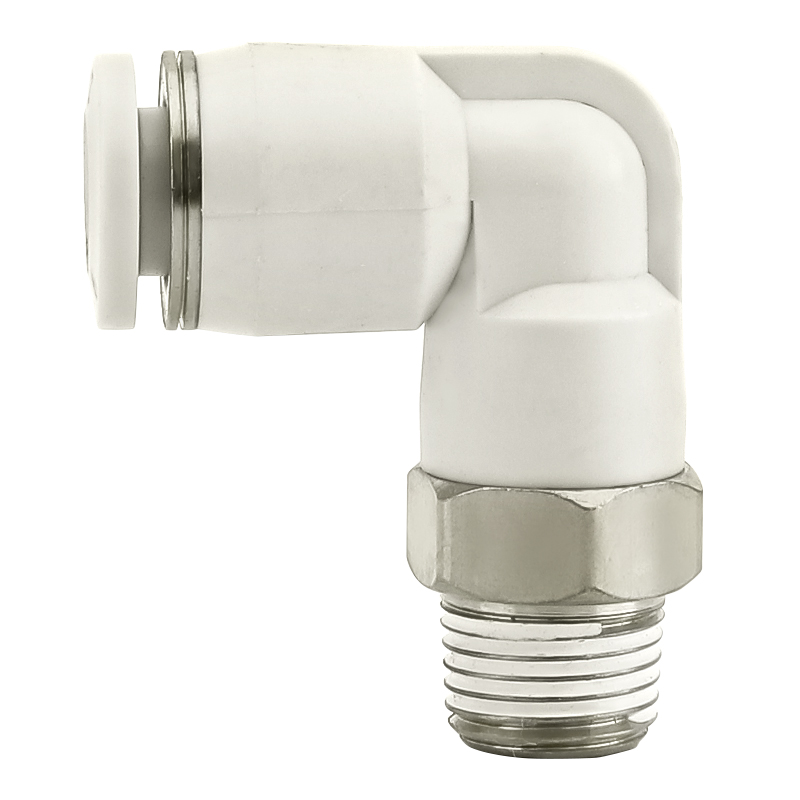 黑PL8-02气动快速接头气管快插2/3/4分01螺纹弯头10V/12白色二十 - 图3