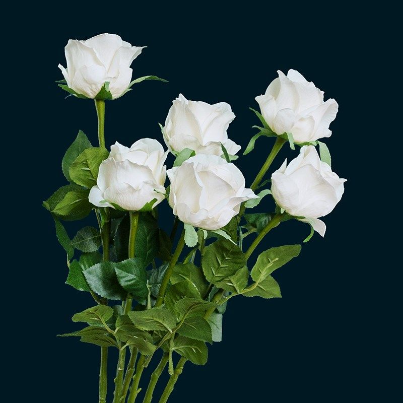 新 高档手感保湿玫瑰花假话仿真花摆设客厅插花艺绢花束装饰花卉,淘宝优惠券,粉丝福利购,淘宝优惠卷