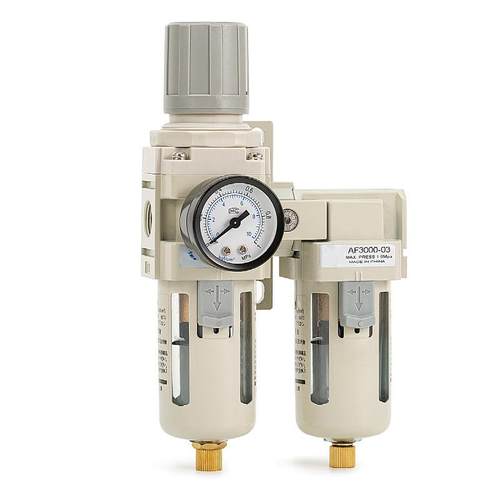 空压机气泵双重过滤器AC3010-03AF/DF二联油水分离器减压喷漆喷涂 - 图3