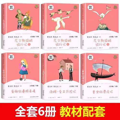 正版快乐读书吧六年级下册必读鲁滨逊漂流记汤姆索亚历险记尼尔斯骑鹅旅行记爱丽丝漫游奇境曹文轩人民教育出版社原著完整无删减版 - 图3