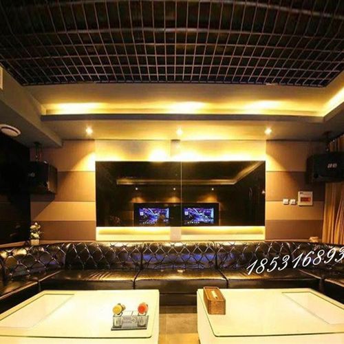 KTV包厢沙发定制组合酒吧转角卡座桌椅组合轰趴馆歌厅家庭影音室 - 图3