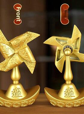 旋转风车室内家居客厅入口桌面店公司办公室礼品装饰饰品工艺品