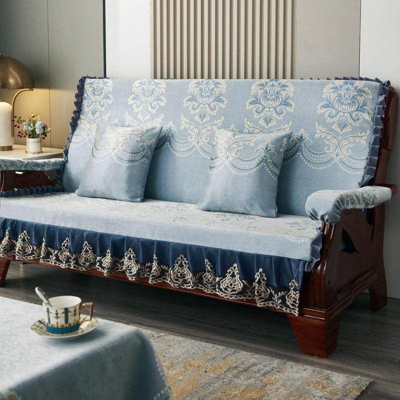 新中式红实木沙发坐垫带靠背连一体三人四季通用加厚海绵组合套装,淘宝优惠券,粉丝福利购,淘宝优惠卷