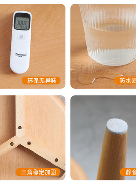 批发沙发边几实木小圆桌简约阳台小可移动小茶几客厅边桌茶桌床