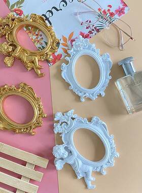 DIY椭圆吧唧展示架桌面高颜值谷子展示框谷美迷你拍摄道具小摆件