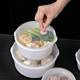 Special utensils for microwave heating, fresh-keeping bowls, food grade, hot dishes, hot rice, hot steamed buns, containers with lids, special box