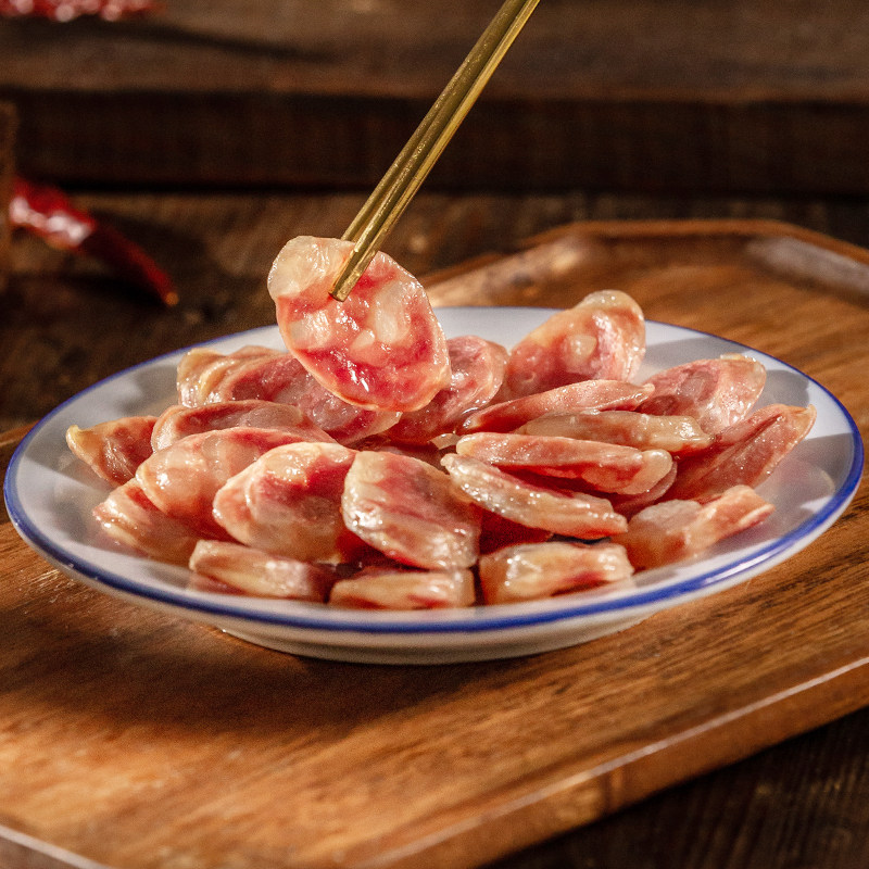 金字金华土香肠礼盒1kg传统粗根纯猪肉土香肠咸甜糖酒味腊肠年货