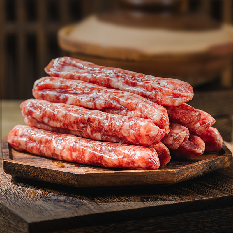 金字金华土香肠礼盒1kg传统粗根纯猪肉土香肠咸甜糖酒味腊肠年货