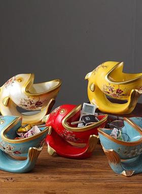 现代简约招财放钥匙的摆件