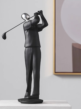 北欧轻奢酒柜书柜家居装饰品摆设抽象艺术人物S摆件组合高档大气