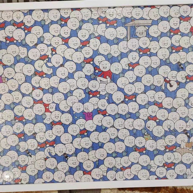 大尺寸相框70*50cm1000片拼图现代简约实木画框花纹五百片千片500,淘宝优惠券,粉丝福利购,淘宝优惠卷