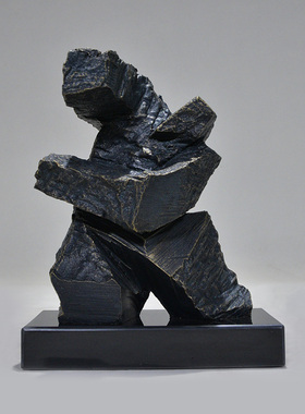 家居饰品酒店样板房摆设现代x类似朱铭太极雕塑艺术品树脂抽象摆