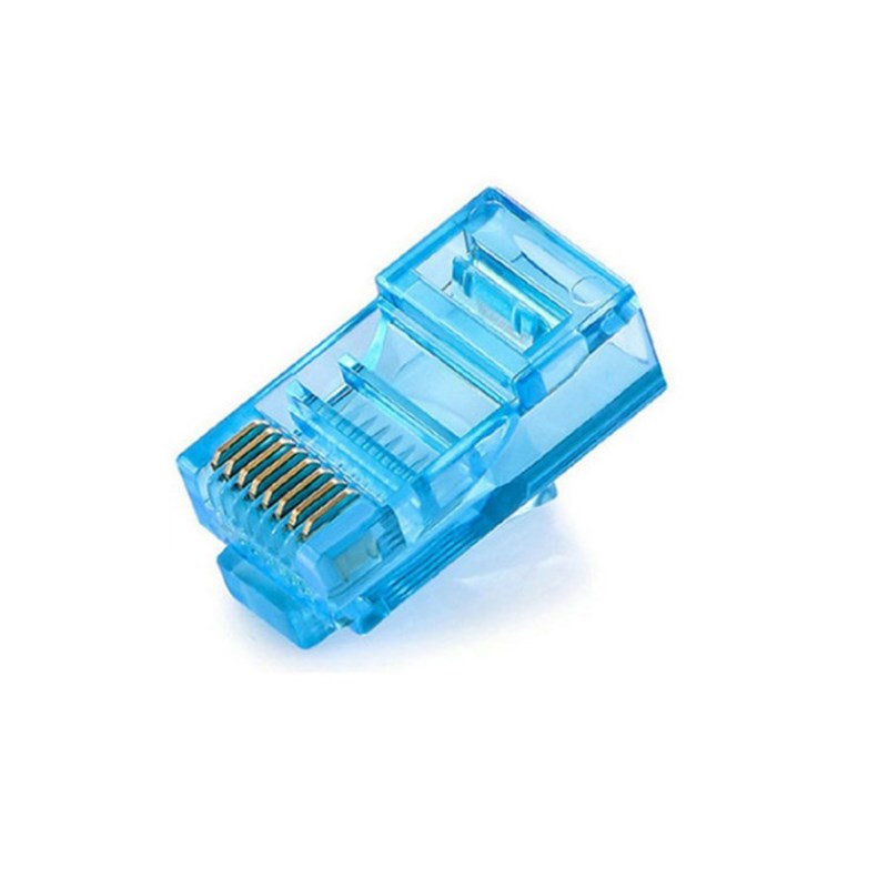 酷比客 超五类六类水晶头 RJ45网络水晶头 8P8C电脑网线接头 - 图1