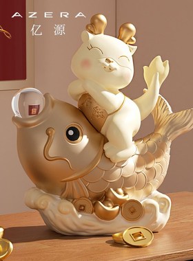 2024龙年吉祥物摆件春节招财国潮装饰新年会寓意好的高档定制礼品