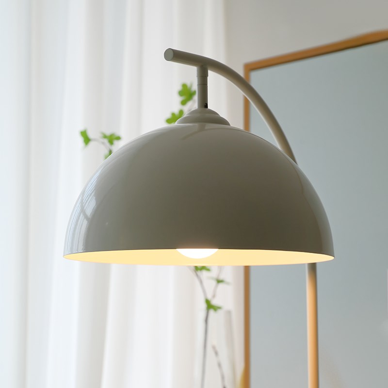 现代简约客厅沙发边几落地灯奶油风温馨氛围感床头U柜一体卧室台 - 图3