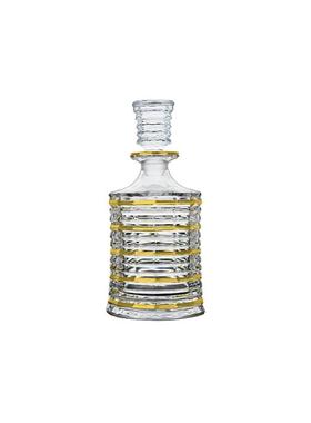 现代意式轻奢样板房餐桌吧台厨房台面酒具烛台托盘组合装饰摆件