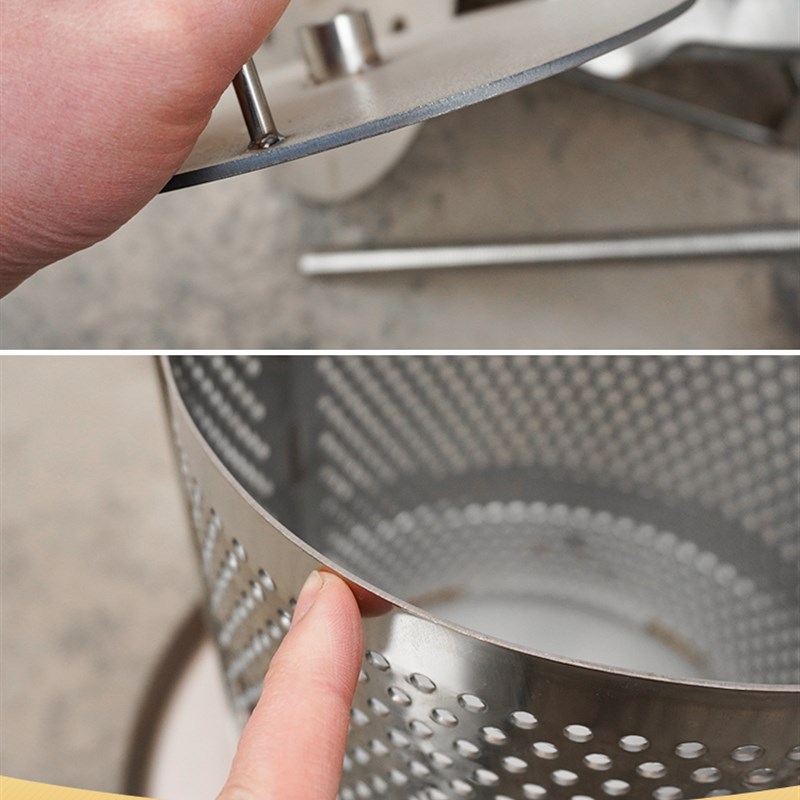 压蜜机新款不锈钢榨蜜机小型z家用榨蜡机蜂蜜压糖机榨酒防溅外桶 - 图1