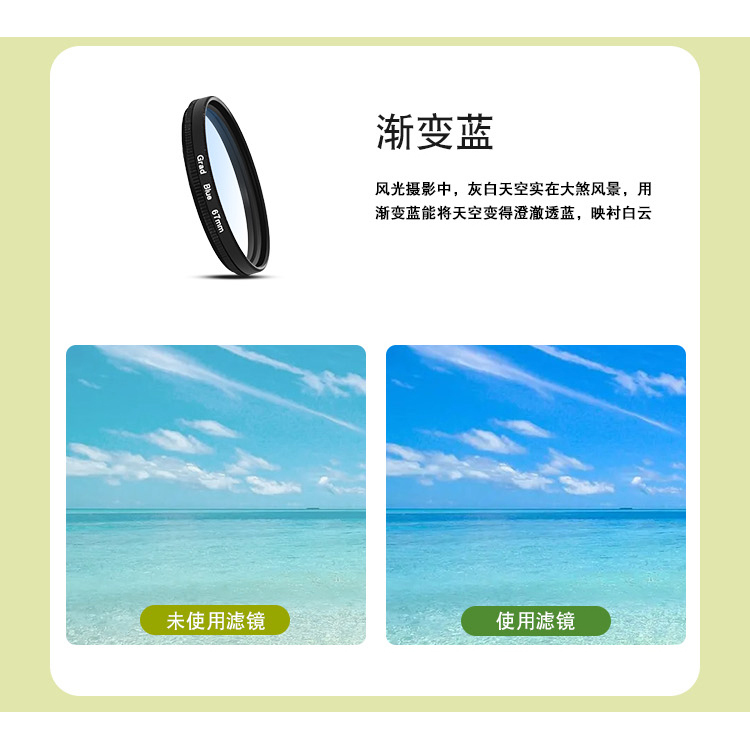 蓝醉熊新款手机摄影滤镜67mmCPL偏振镜ND2-400减光镜星光镜黑柔白柔拉丝滤镜67mm高清手机镜头手机摄影套装 - 图3
