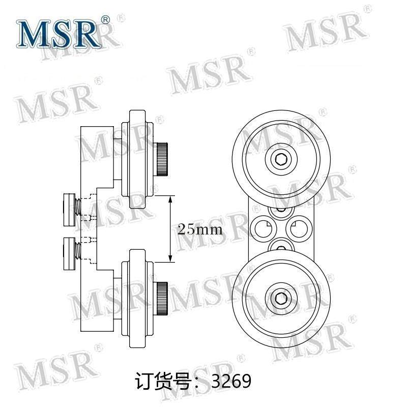 MSR铝型材配件铝型材DIY框架3D打印机移门抽屉滑轮组件移动导向轮,淘宝优惠券,粉丝福利购,淘宝优惠卷