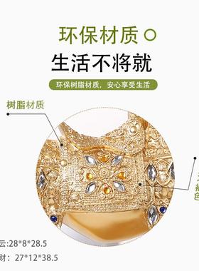 欧式轻奢高档招财马树脂工艺品客厅电视柜酒柜装饰品摆件商务礼品