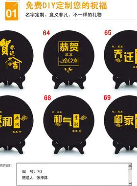 活性炭雕工艺品碳雕电视柜酒柜客厅家居装饰品摆设玄关博古架摆件