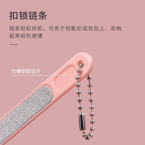 指甲锉指甲打磨锉刀少女孩儿童磨手指甲神器搓条工具砂条美甲抛光 - 图2
