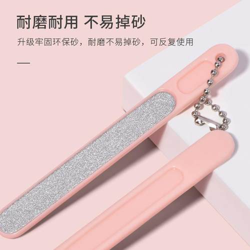 指甲锉指甲打磨锉刀少女孩儿童磨手指甲神器搓条工具砂条美甲抛光 - 图0