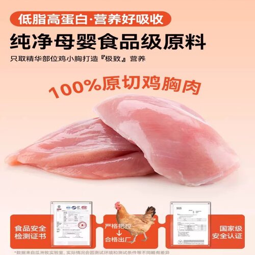 冻干鸡肉粒原切纯鲜肉猫零食鸡胸肉增肥发腮鸡肉全阶段袋优质蛋白 - 图2