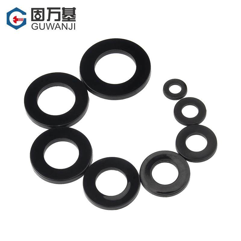 黑色加大尼龙平垫圈塑料垫圈绝缘塑胶圆形垫片M2/M3/M4M5M6M8M10 - 图3