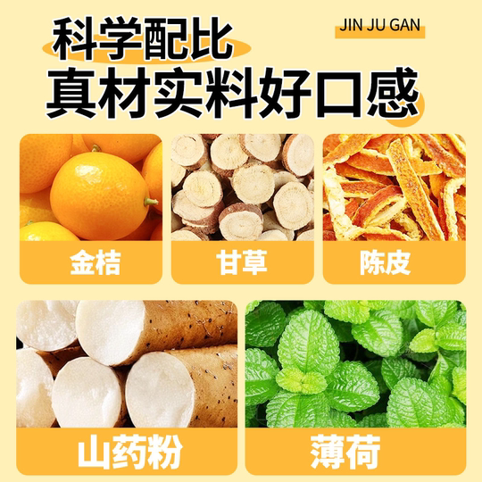 Selected fresh raw materials kumquat refreshing throat