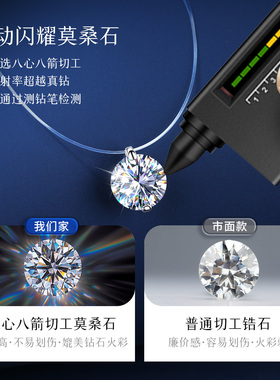 S925纯银人鱼之泪项链