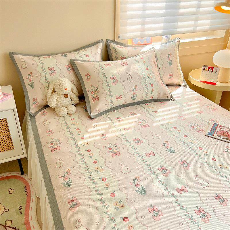 【君姐专享】海亿优品数码印花冰藤席三件套,淘宝优惠券,粉丝福利购,淘宝优惠卷