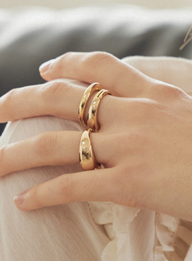 【LUNA和胖弟】LM LAGOMIST 咖啡杯柄戒指大号女款高级感轻奢小众