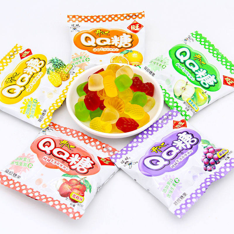 旺旺QQ糖袋装水果味果汁软糖儿童橡糖皮喜糖果休闲零食小吃,淘宝优惠券,粉丝福利购,淘宝优惠卷