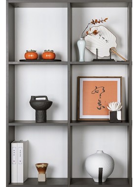 中式样板间客厅摆件书房茶室摆设家具展厅高级感陶瓷创意软装饰品