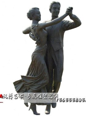 玻璃钢仿铜剃头匠雕塑铜雕商业步行街人物铸铜民俗民风理发师定制