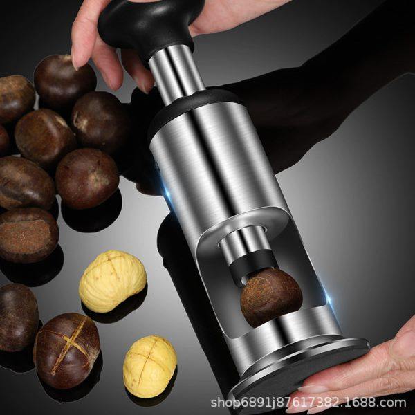 厨房不锈钢栗子开口器板栗剥壳机生板栗夹子十字划口去皮机去壳,淘宝优惠券,粉丝福利购,淘宝优惠卷