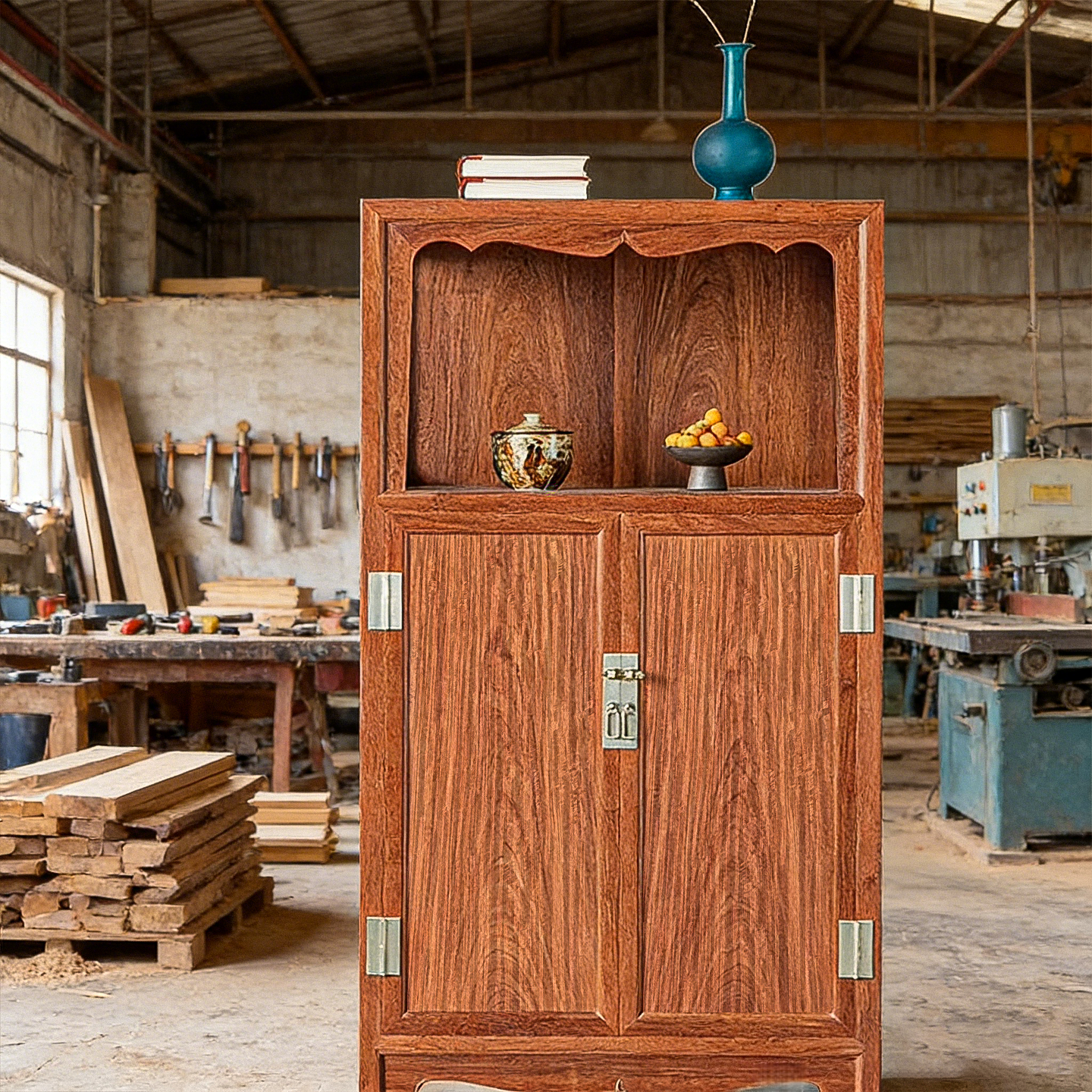 红木家具丨缅甸花梨木亮格柜书房古董柜中式书柜储物柜万历柜,淘宝优惠券,粉丝福利购,淘宝优惠卷
