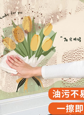 厨房防油耐高温铝箔橱柜墙贴