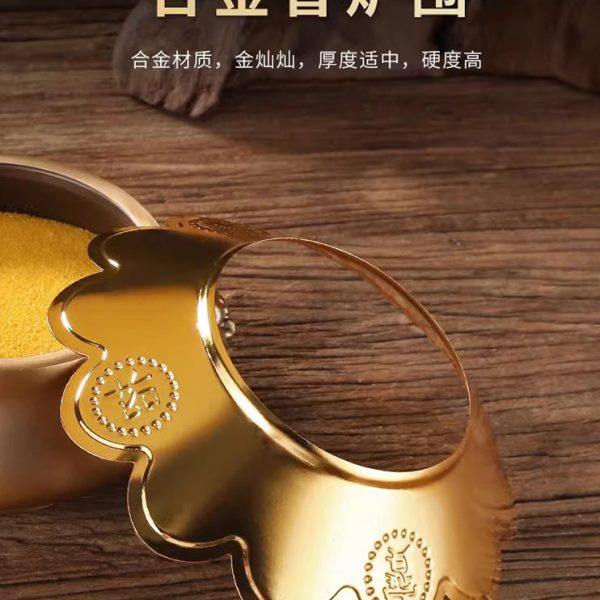 不锈钢合金香炉围香灰托家用香炉罩佛具用品防香灰坠落莲花香灰托,淘宝优惠券,粉丝福利购,淘宝优惠卷