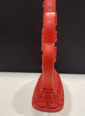 2024龙年朱砂摆件红黄黑白绿五色财神金木水火土五路财神鸿云场主